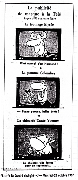 Le Canard Enchaîné - Dessin de Lap - Octobre 1967